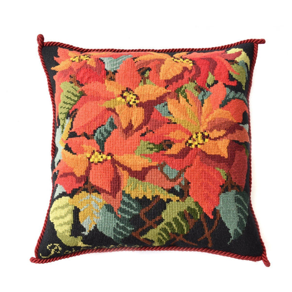 Poinsettia Needlepoint Kit