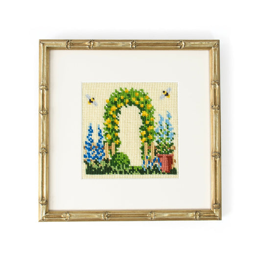 Rose Arch Mini Kit Needlepoint Kit Elizabeth Bradley Design 