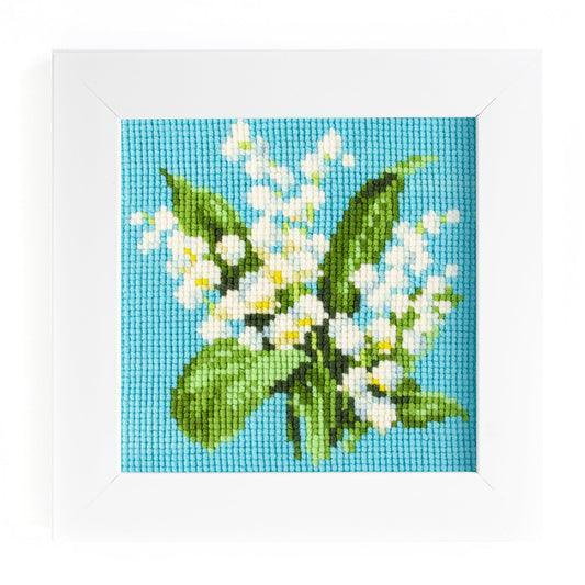 Lily of the Valley Mini Kit Needlepoint Kit Elizabeth Bradley Design 