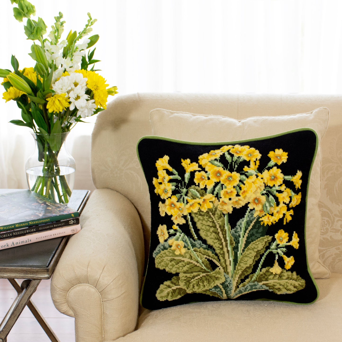 Cowslip Needlepoint Kit Elizabeth Bradley Design 