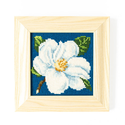 Magnolia Mini Kit Needlepoint Kit Elizabeth Bradley Design 