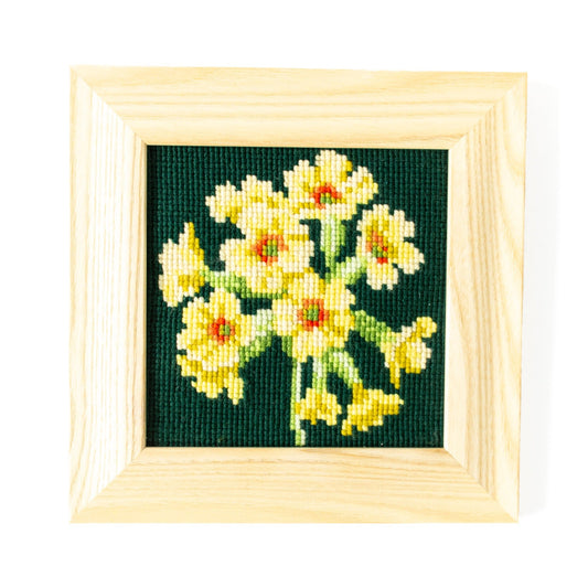 Cowslip Mini Kit Needlepoint Kit Elizabeth Bradley Design 