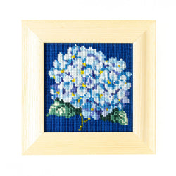 Hydrangea Mini Kit Needlepoint Kit Elizabeth Bradley Design 