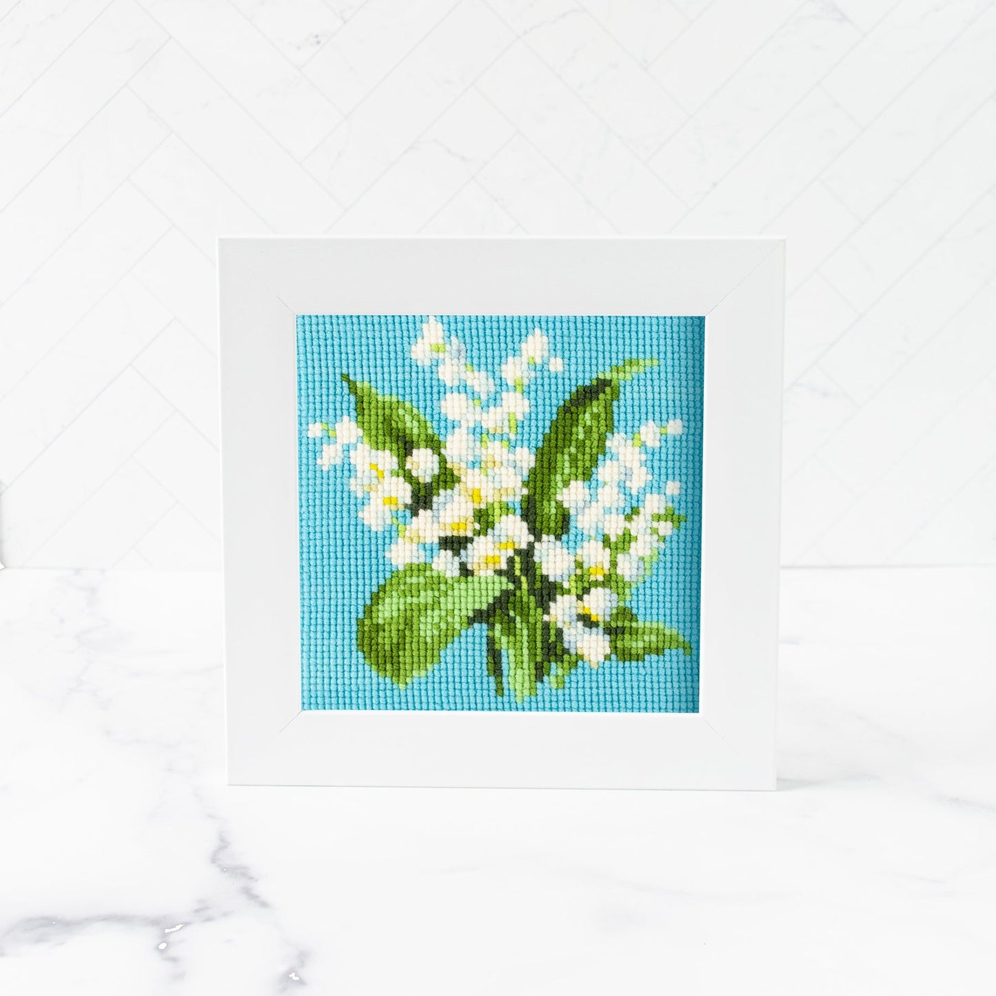 Lily of the Valley Mini Kit Needlepoint Kit Elizabeth Bradley Design 