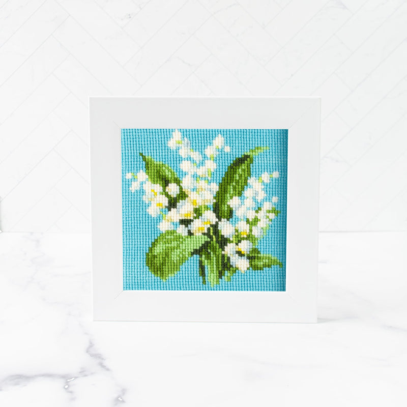 Lily of the Valley Mini Needlepoint Kit | Elizabeth Bradley Design