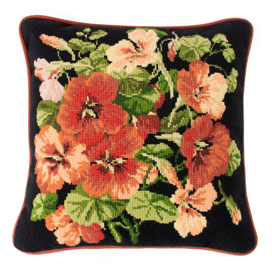 Nasturtium Needlepoint Kit Elizabeth Bradley Design 