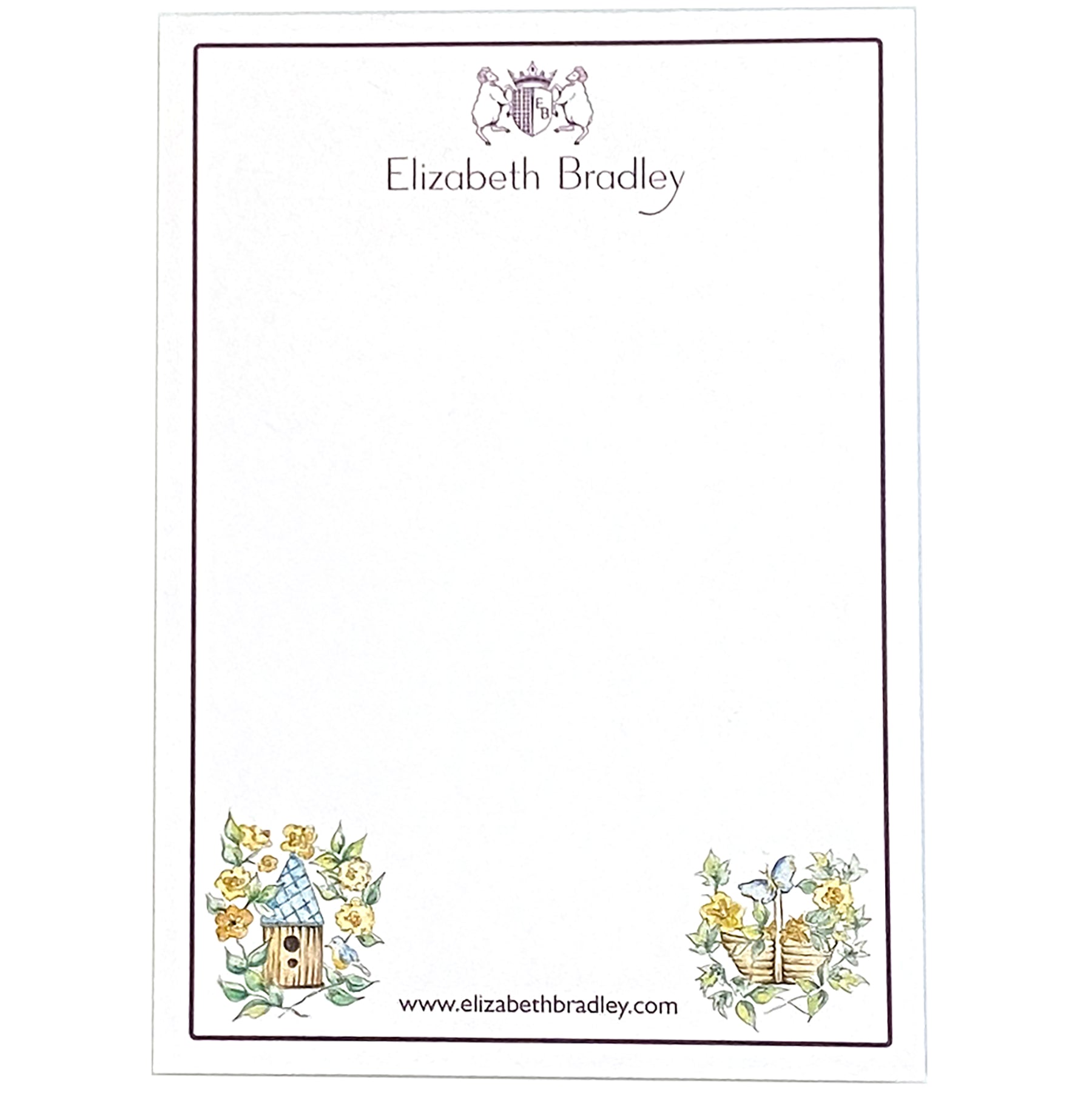 The Nest Box Notepad Accessories Elizabeth Bradley Design 