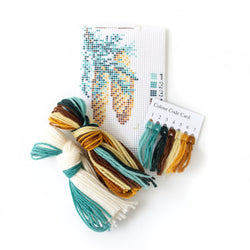 Fir Cone Starter Kit Needlepoint Kit Elizabeth Bradley Design 