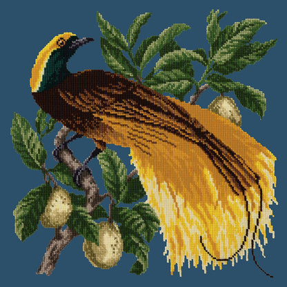 Emperor Needlepoint Kit Elizabeth Bradley Design Dark Blue 