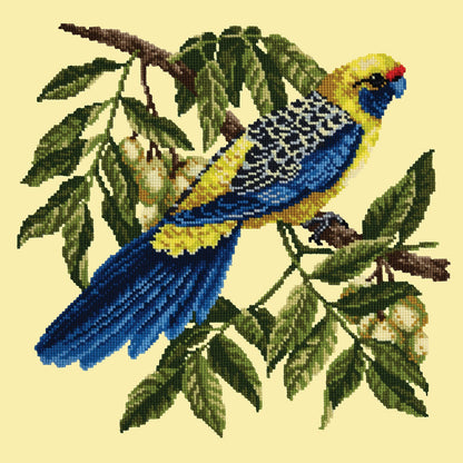Rosella Needlepoint Kit Elizabeth Bradley Design Butter Yellow 