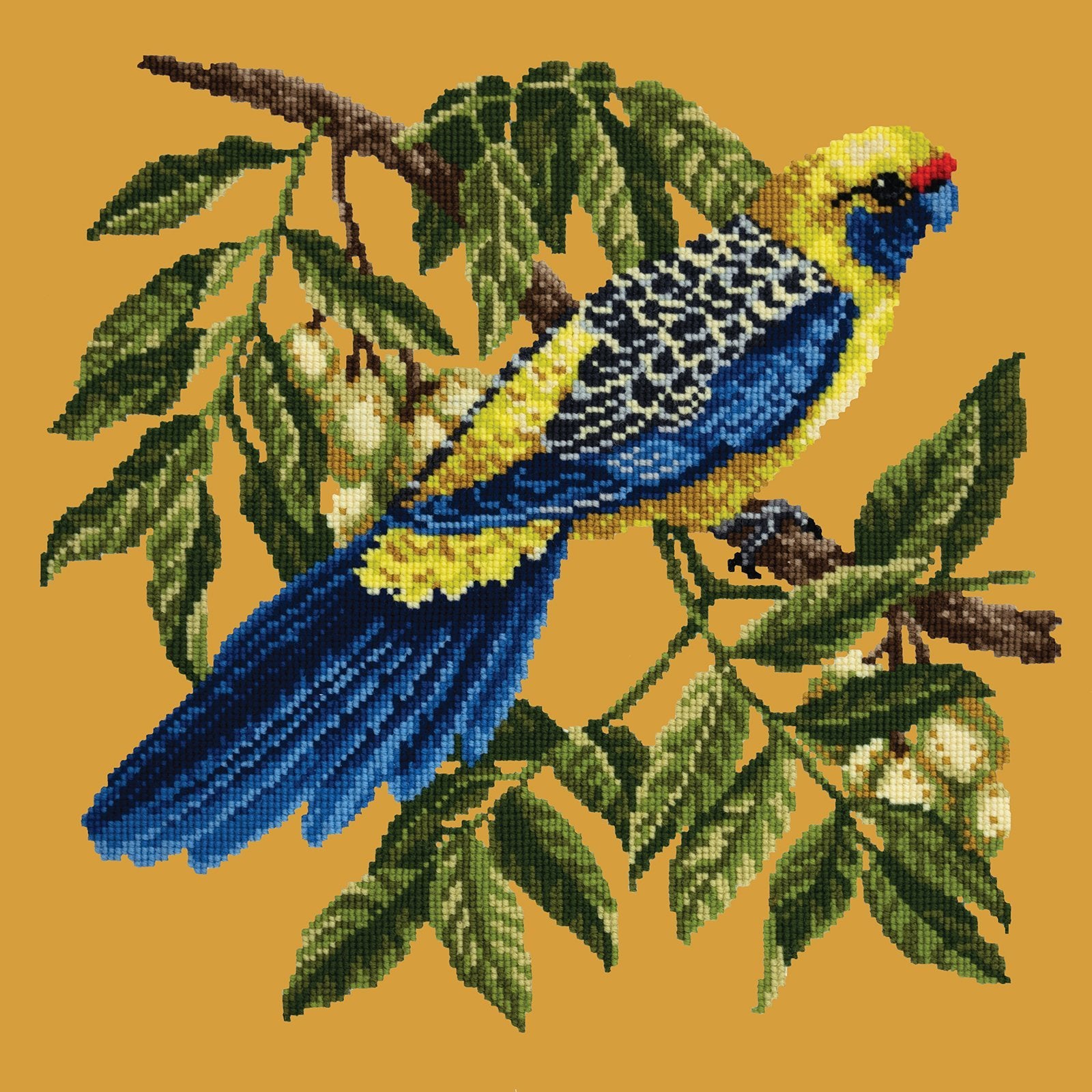 Rosella Needlepoint Kit Elizabeth Bradley Design Yellow 