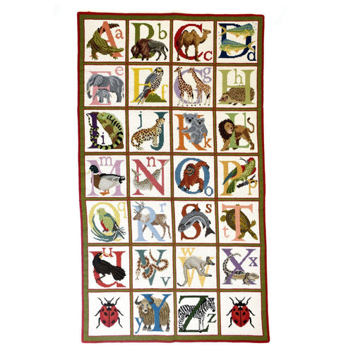 Animal Alphabet Rug