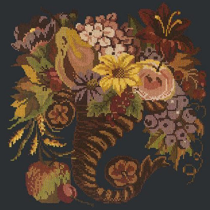 Autumn Cornucopia Needlepoint Kit Elizabeth Bradley Design 