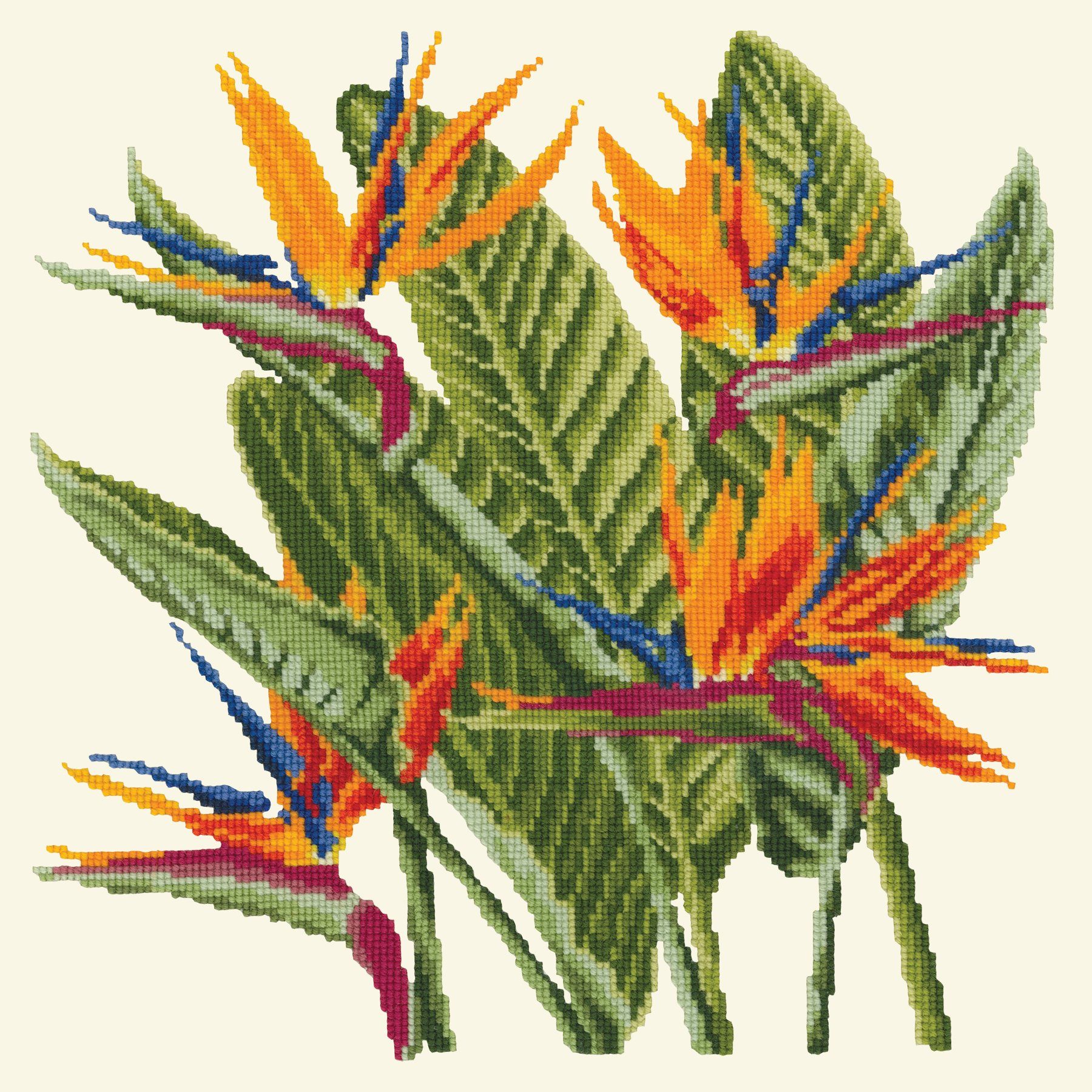 Bird of Paradise Needlepoint Kit Elizabeth Bradley Design 