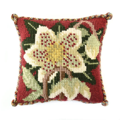 Christmas Rose Mini Kit Needlepoint Kit Elizabeth Bradley Design 