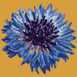 Cornflower Needlepoint Kit Elizabeth Bradley Design Yellow 
