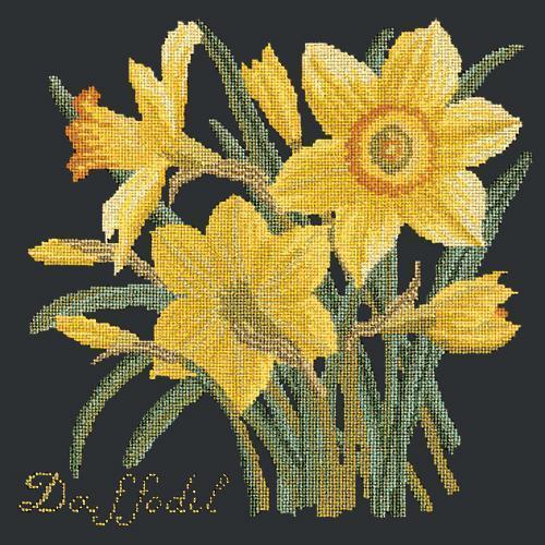 Daffodil Needlepoint Kit Elizabeth Bradley Design 