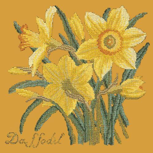 Daffodil Needlepoint Kit Elizabeth Bradley Design Yellow 