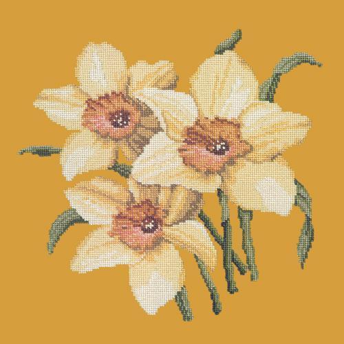 Daffodils Needlepoint Kit Elizabeth Bradley Design Yellow 