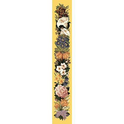 Easter Bell Pull Needlepoint Kit Elizabeth Bradley Design Sunflower Yellow 