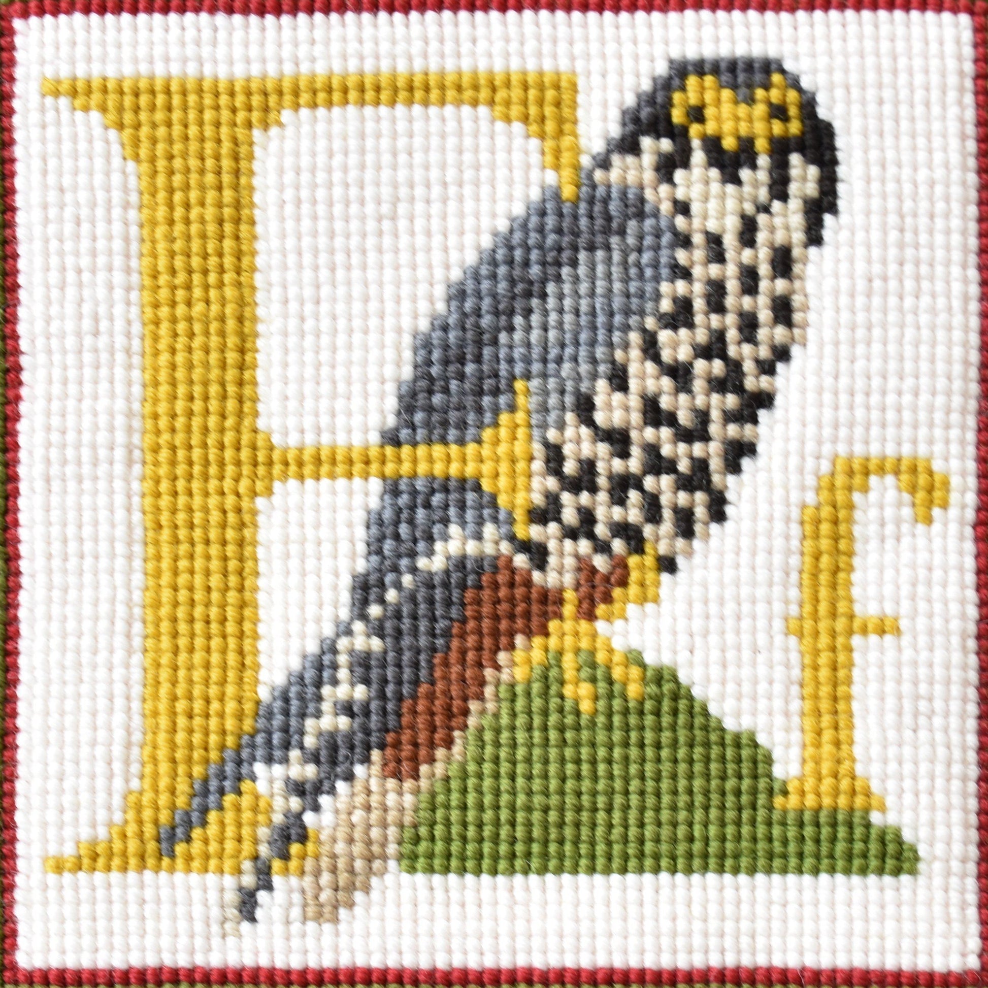 F-Falcon Needlepoint Kit Elizabeth Bradley Design 