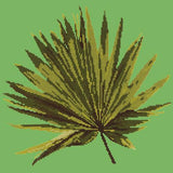 Fan Palm Leaf Needlepoint Kit Elizabeth Bradley Design Grass Green 