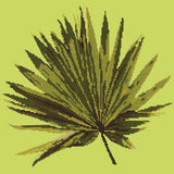 Fan Palm Leaf Needlepoint Kit Elizabeth Bradley Design Pale Lime 