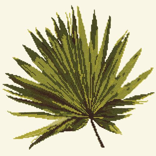 Fan Palm Leaf Needlepoint Kit Elizabeth Bradley Design 