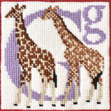 G-Giraffe Needlepoint Kit Elizabeth Bradley Design 
