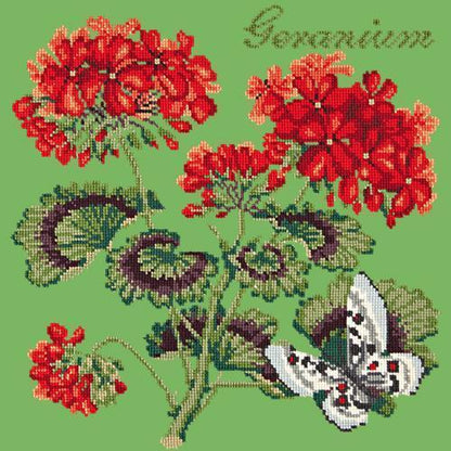 Geranium Needlepoint Kit Elizabeth Bradley Design 