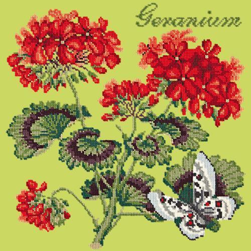 Geranium Needlepoint Kit Elizabeth Bradley Design 