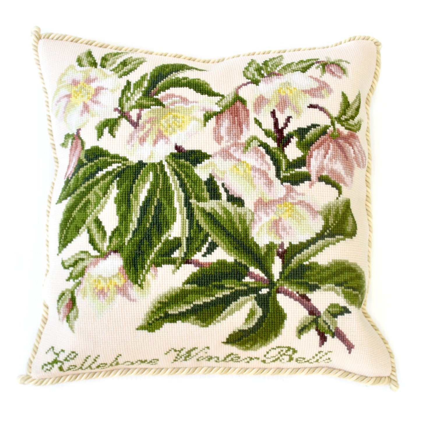 Hellebore Winter Bells Needlepoint Kit Elizabeth Bradley Design Cream 