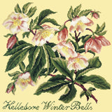 Hellebore Winter Bells Needlepoint Kit Elizabeth Bradley Design Butter Yellow 