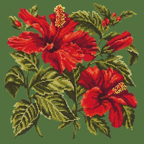 Hibiscus Needlepoint Kit Elizabeth Bradley Design