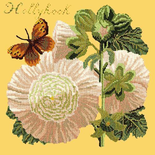 Hollyhock Needlepoint Kit Elizabeth Bradley Design Sunflower Yellow 