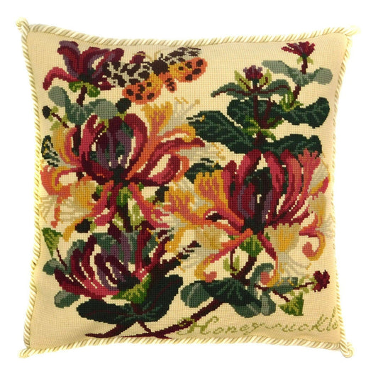 Honeysuckle Needlepoint Kit Elizabeth Bradley Design Butter Yellow 