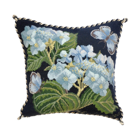 Hydrangea Needlepoint Kit Elizabeth Bradley Design Black 