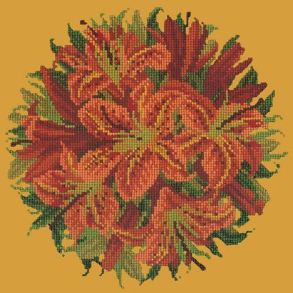 Lily Ball Needlepoint Kit Elizabeth Bradley Design Yellow 