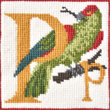 P-Parrot Needlepoint Kit Elizabeth Bradley Design 