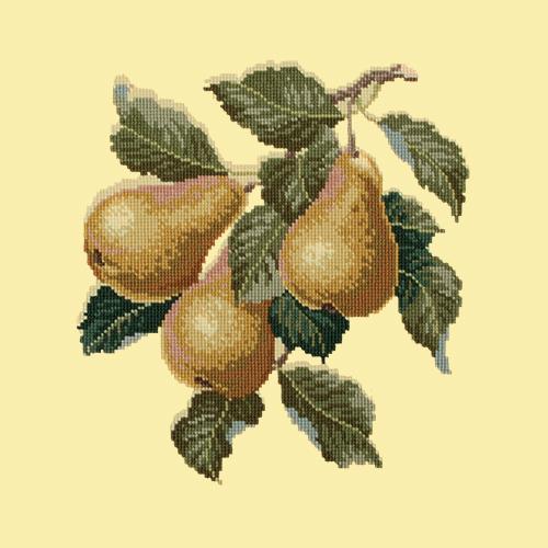 Pears Needlepoint Kit Elizabeth Bradley Design Butter Yellow 