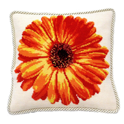 Pot Marigold Needlepoint Kit Elizabeth Bradley Design Winter White 