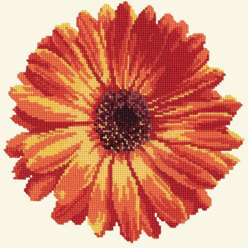 Pot Marigold Needlepoint Kit Elizabeth Bradley Design 