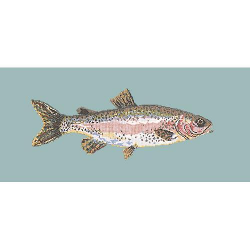 Rainbow Trout Needlepoint Kit Elizabeth Bradley Design 