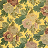 Repeating Roses Needlepoint Kit Elizabeth Bradley Design Sunflower Yellow 