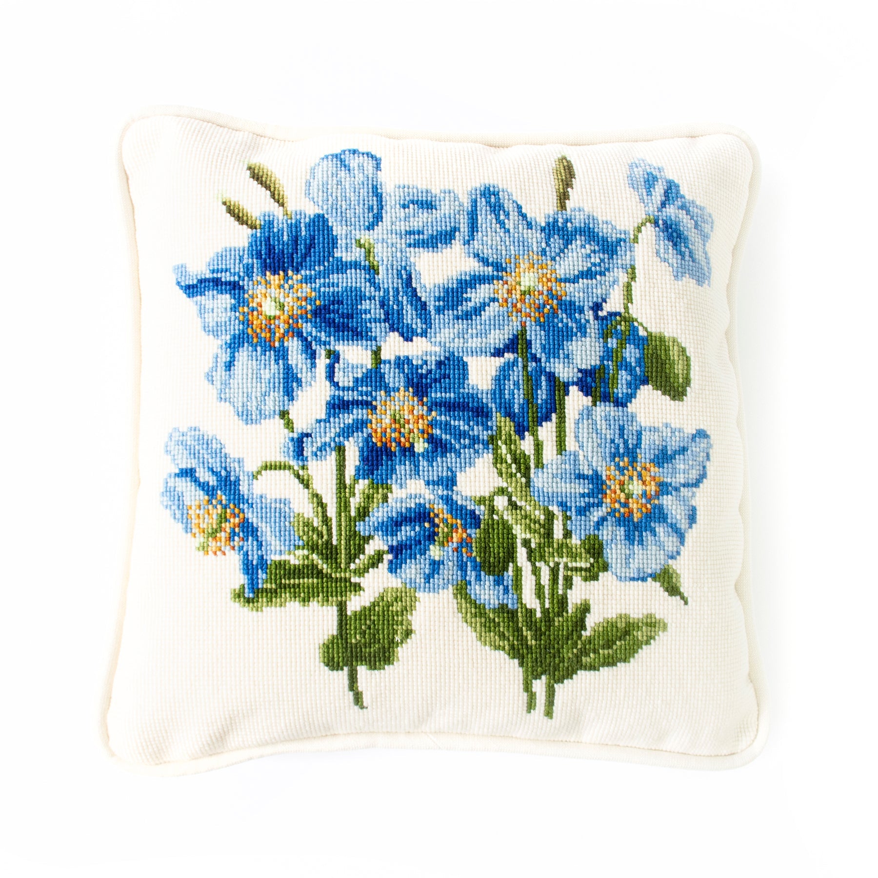 Himalayan Poppy Needlepoint Kit Elizabeth Bradley Design Winter White 