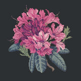 Rhododendron Needlepoint Kit Elizabeth Bradley Design Black 