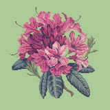 Rhododendron Needlepoint Kit Elizabeth Bradley Design Pale Green 