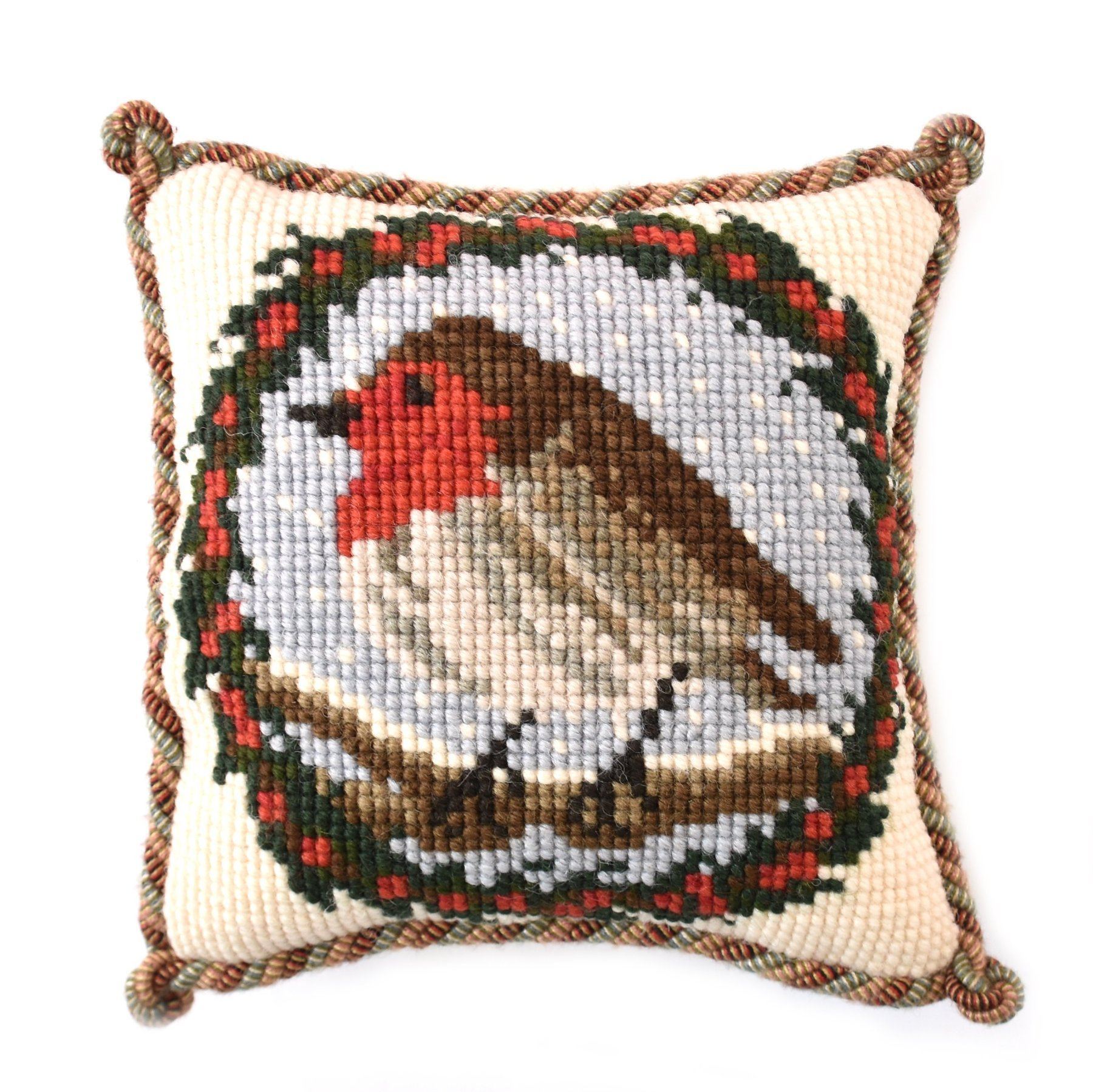 Robin Mini Kit Needlepoint Kit Elizabeth Bradley Design 