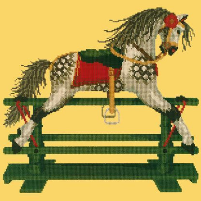 Rocking Horse Needlepoint Kit Elizabeth Bradley Design Sunflower Yellow 