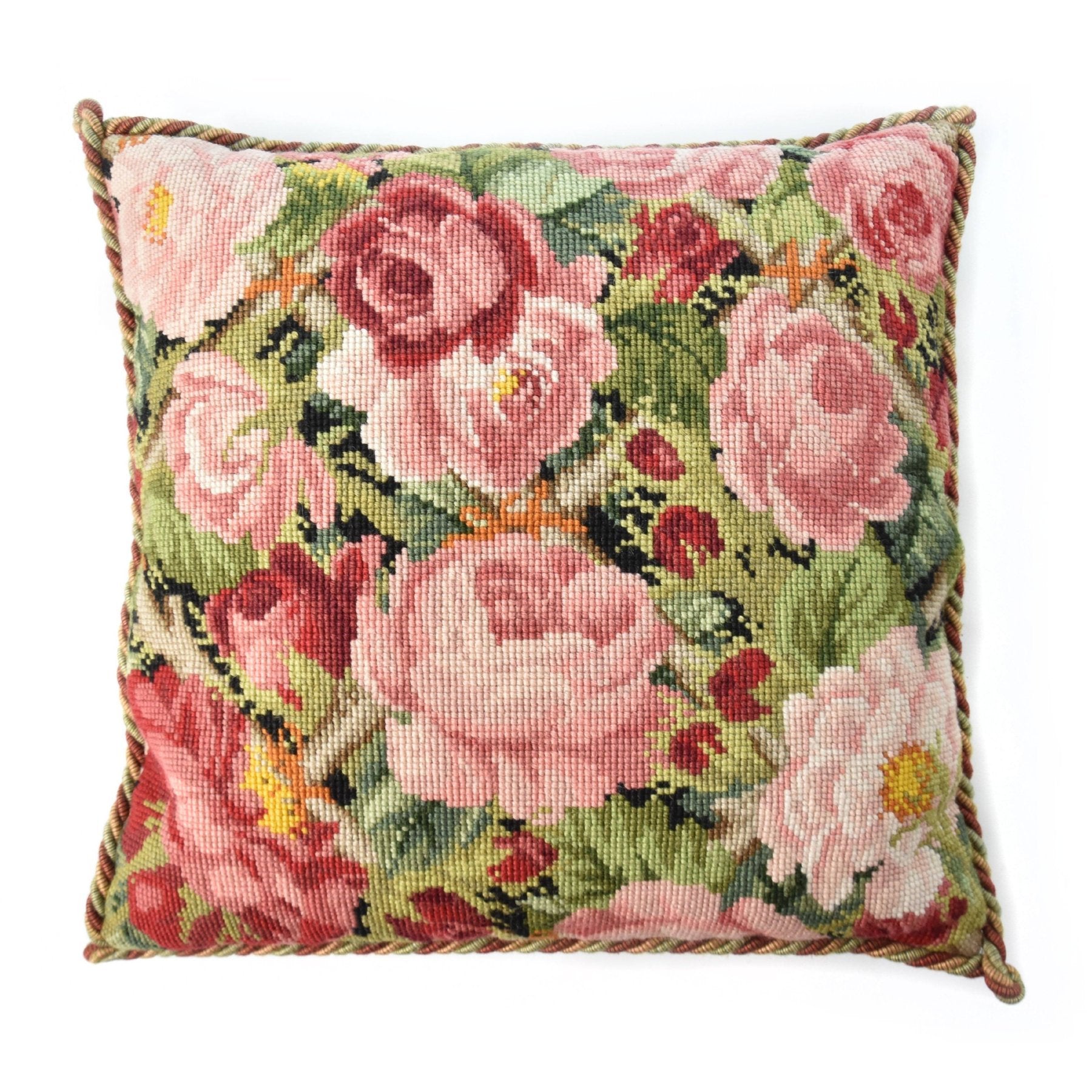 Rose Trellis Needlepoint Kit | Elizabeth Bradley Design